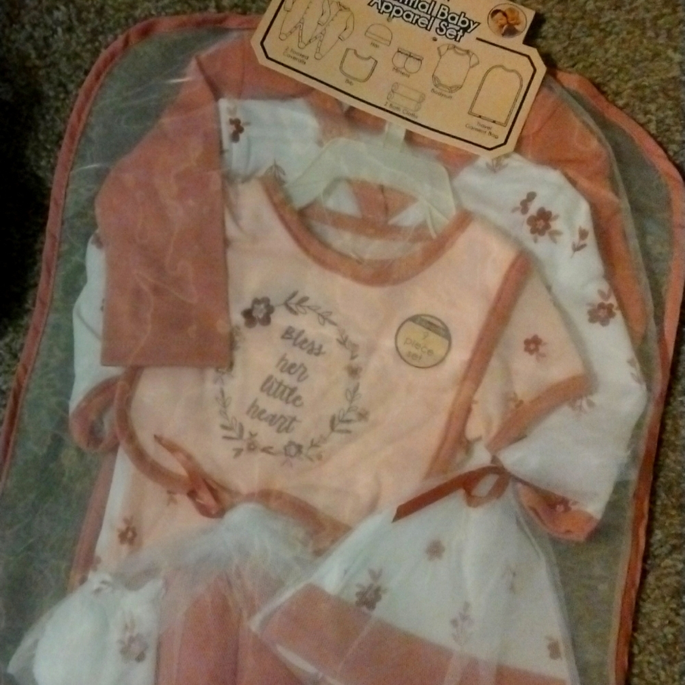 9 piece baby girl set